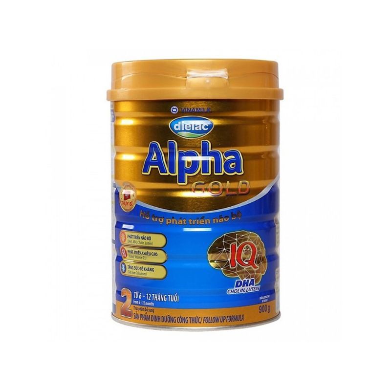 Sữa bột Dielac alpha gold IQ 1,2,3,4 900g