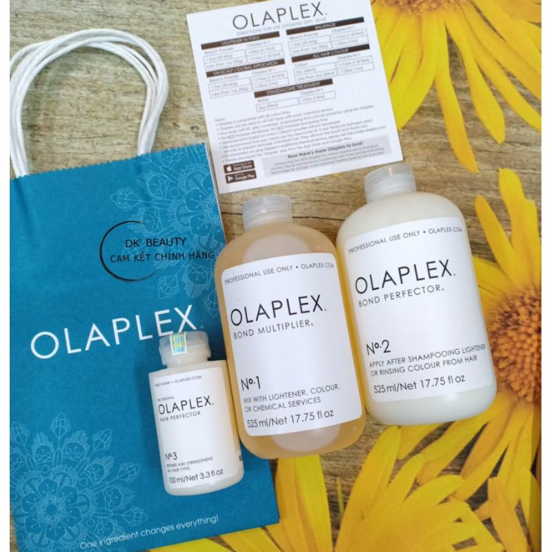 🥇Olaplex Phục Hồi Tóc No1 No2 No3