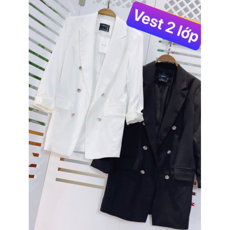 Áo vest 2 lớp, kèm móc, có đệm vai . Ảnh thật shop chụp | BigBuy360 - bigbuy360.vn