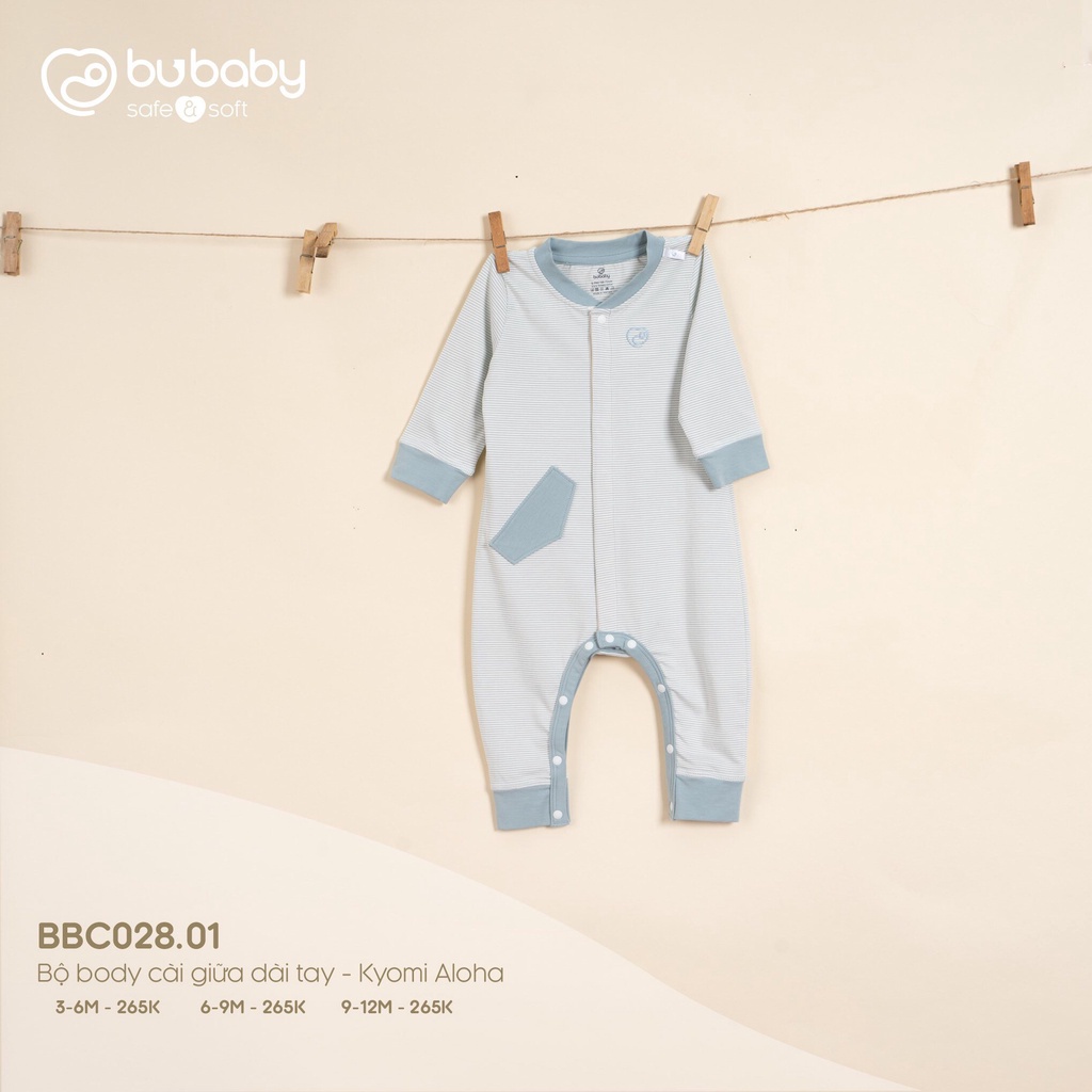 BUBABY Body cài giữa dài tay Kyomi Aloha