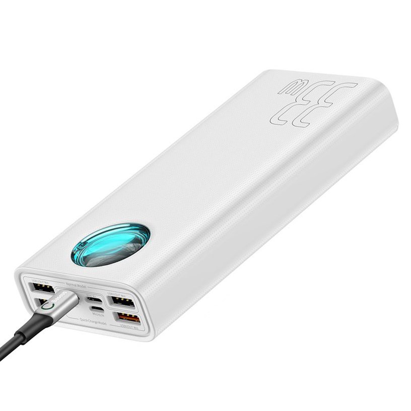 Pin sạc dự phòng Baseus Amblight Quick Charge 30000mAh PD3.0 + QC3.0 hỗ trợ sạc nhanh đến 33W dành cho Macbook