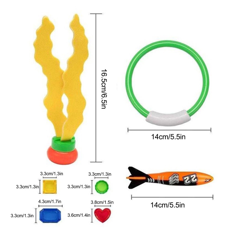 Set 22 Vòng Đồ Chơi Dưới Nước Dành Cho Trẻ Em