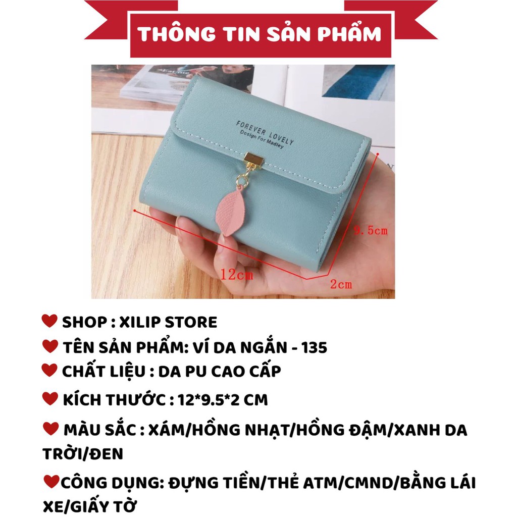 Ví Nữ Cầm Tay Mini bỏ túi tiện lợi cao cấp đựng tiền siêu cute mẫu 135