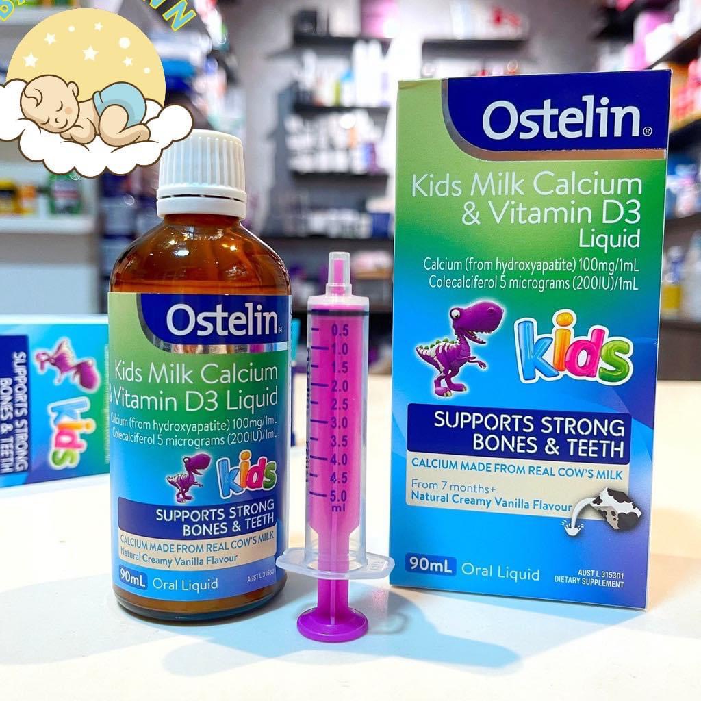 Ostelin Kids Milk Calcium &amp; Vitamin D3 Liquid 90ml