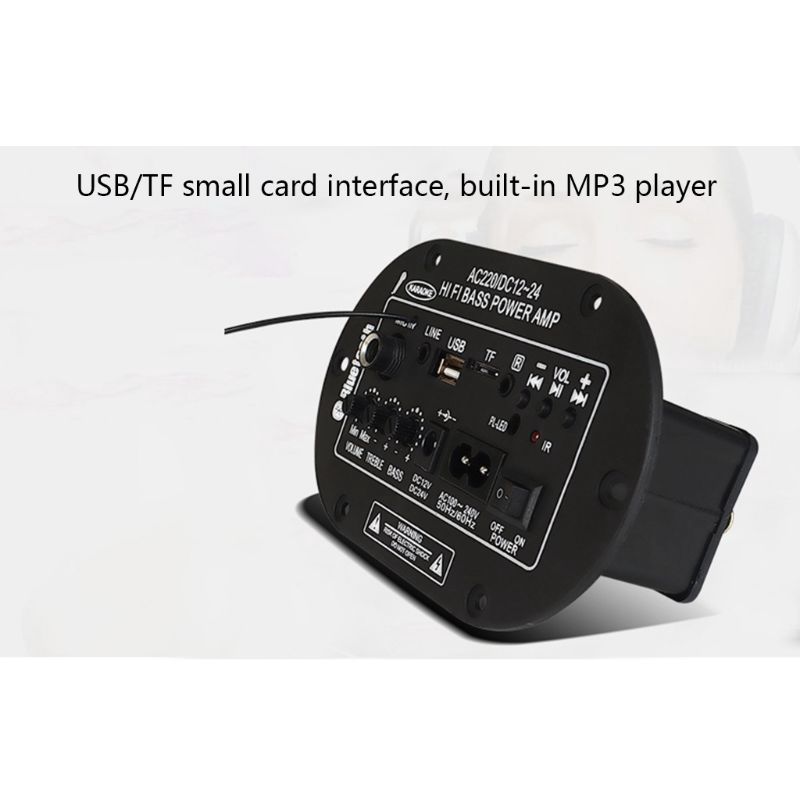 Bảng mạch khuếch đại âm thanh bluetooth fm radio tf dành cho xe hơi xe máy