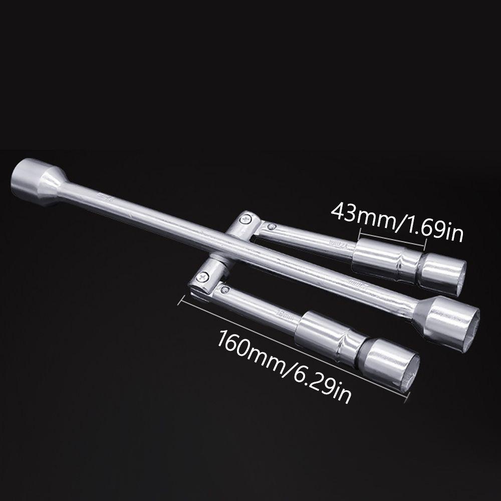 Cờ Lê Chữ Thập Bằng Thép Chrome Vanadium Có Thể Gập Lại Chuyên Dụng Tháo Gỡ Lốp Xe Hơi