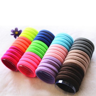 Set 24 dây thun buộc tóc màu trơn thời trang