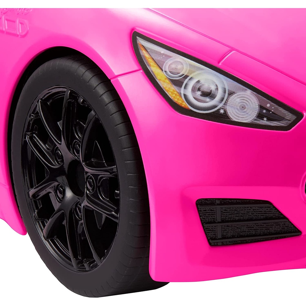 Đồ Chơi Xe Hơi Mui Trần Màu Hồng Của Barbie Pink Convertible Car