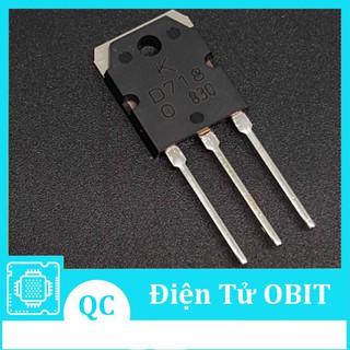Sò âm thanh D718 TO-247 TRANS NPN 8A 120V Tiện Lợi