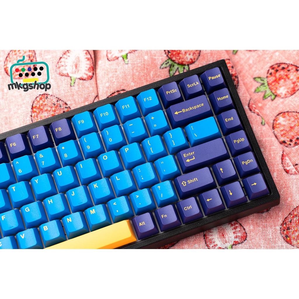 Bộ keycap màu nautilus PBT nút bàn phím cơ