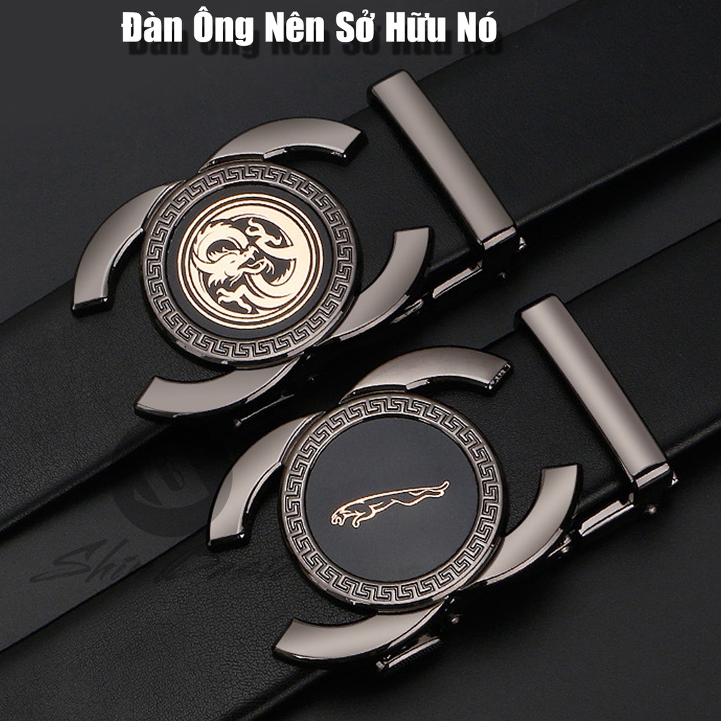 Dây Thắt Lưng, Nịt Nam Da Bò Cao Cấp - ShinBasic, Khoá Tự Động, Bảng Đẹp, Thời Trang Công Sở, Trẻ Trung BELT04-1