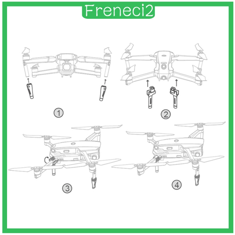 [FRENECI2] Extended Landing Gear Shock Absorb Holder for DJI   2 Pro /  Gimbal