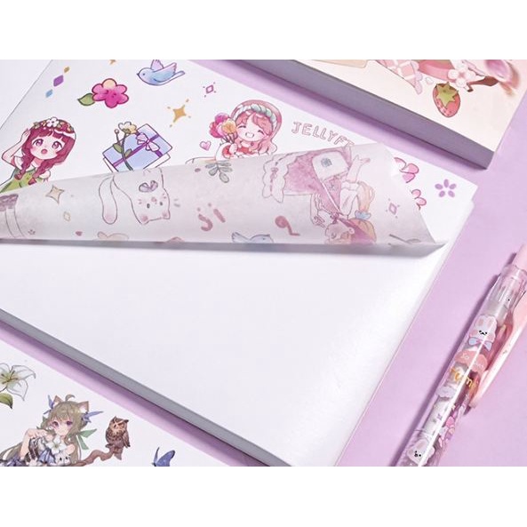 Sổ Sticker Cổ Trang 50 Tấm Dán Trang Trí Sổ Tay Nhật Ký Vật Dụng Bullet Journal ST42COTRANG