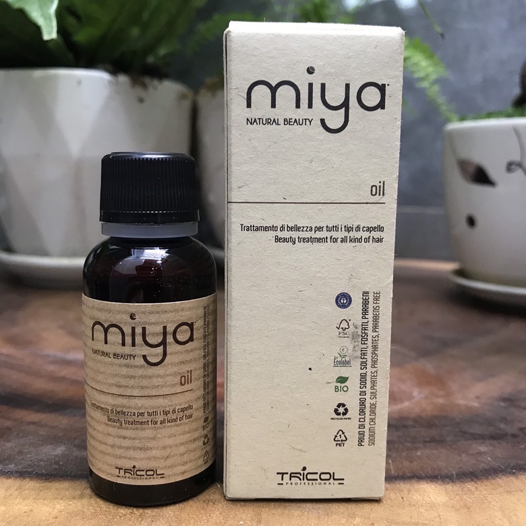 Tinh dầu dưỡang phục hồi tóc cao cấp Miya Oil Argan & Macadamia 30ml