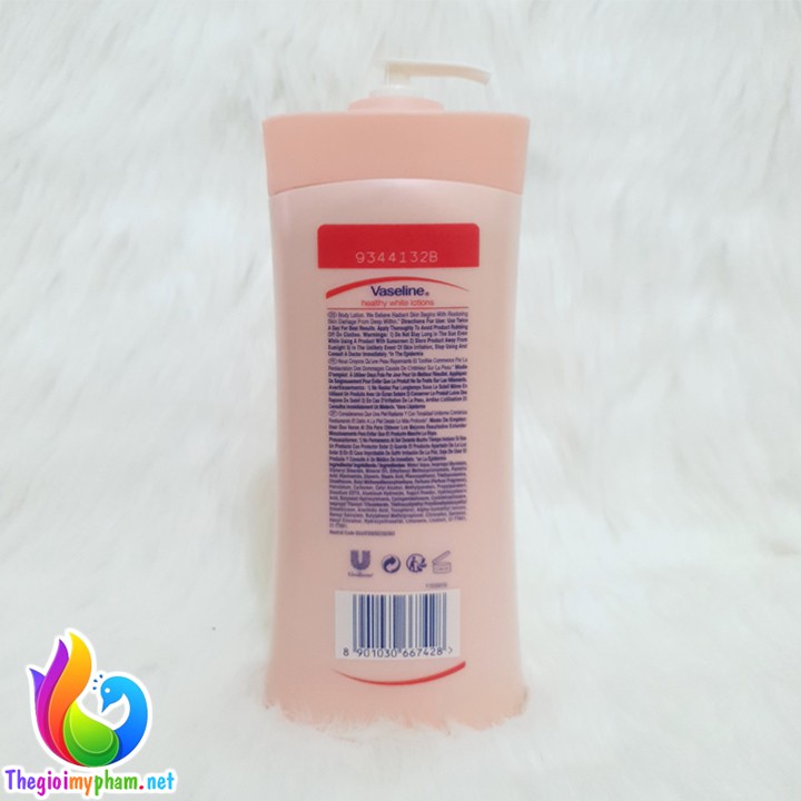 Sữa Dưỡng Thể Vaseline Body Lotion Mỹ 725ml - Healthy White UV Lightening