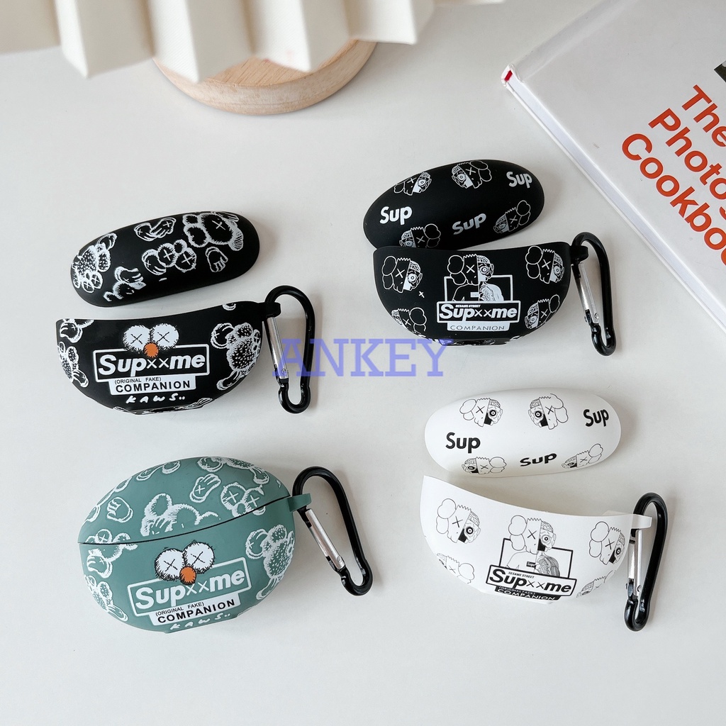 OPPO Enco Air 2 Pro / X2 Vỏ Bảo Vệ Hộp Sạc Tai Nghe Bằng Silicon Chống Sốc Hình Pikachu Hoạt Hình Có Móc Khóa