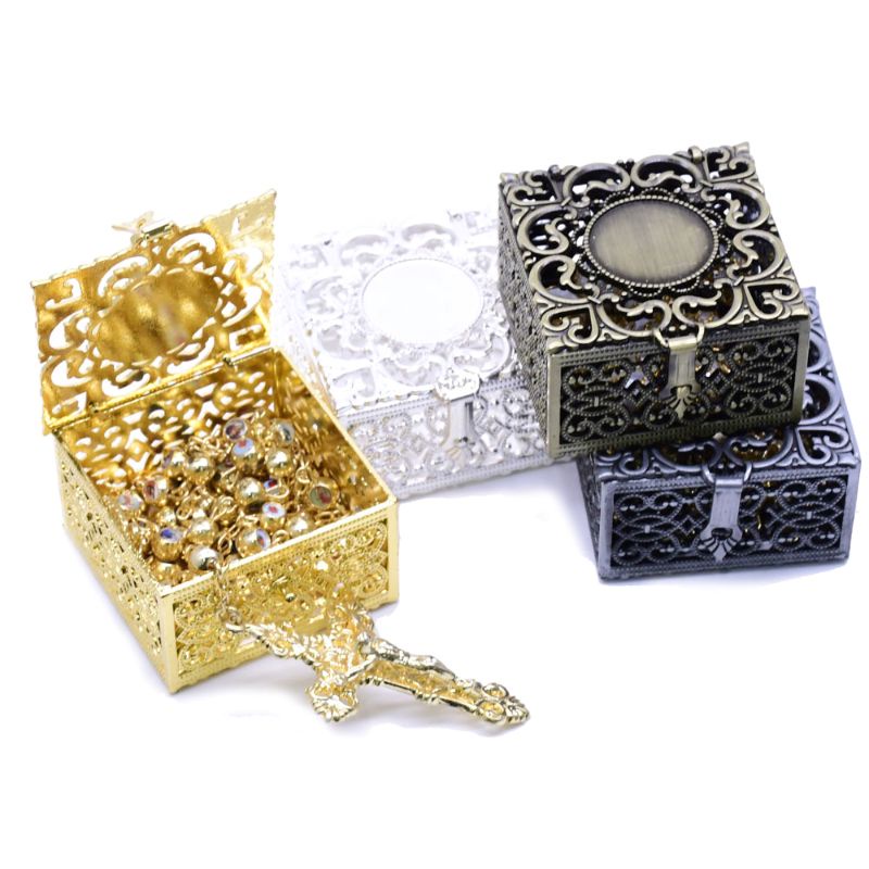 [seve *] Hộp Đựng Hạt Rosary Phong Cách Sang Trọng Để Tổ Chức Dây Thừng Cầu Nguyện