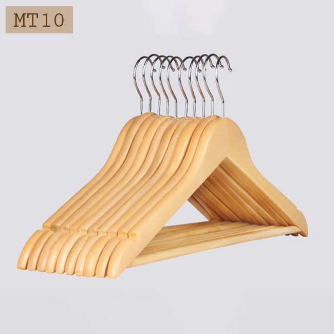Combo 5 Móc Gỗ Treo Quần Áo Chât Liệu Gỗ Tự Nhiên, Nam