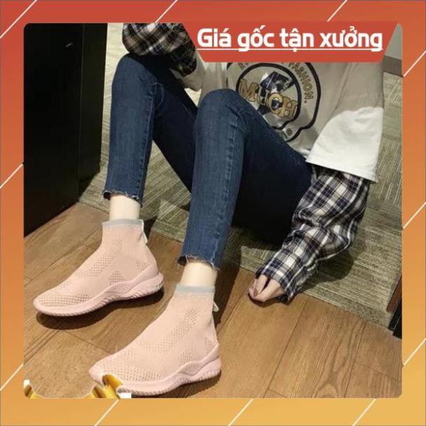 [HỖ TRỢ ĐỔI TRẢ] Free ship (S105) Giầy thể thao nữ cổ cao viền chữ Walkinclouds