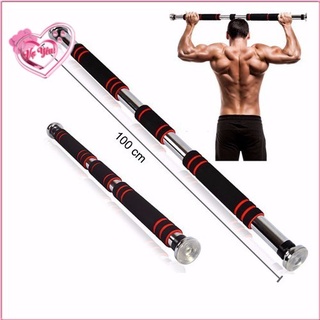 Xà đơn treo tường lắp cửa cao cấp 60-100cm - Thanh chống đẩy