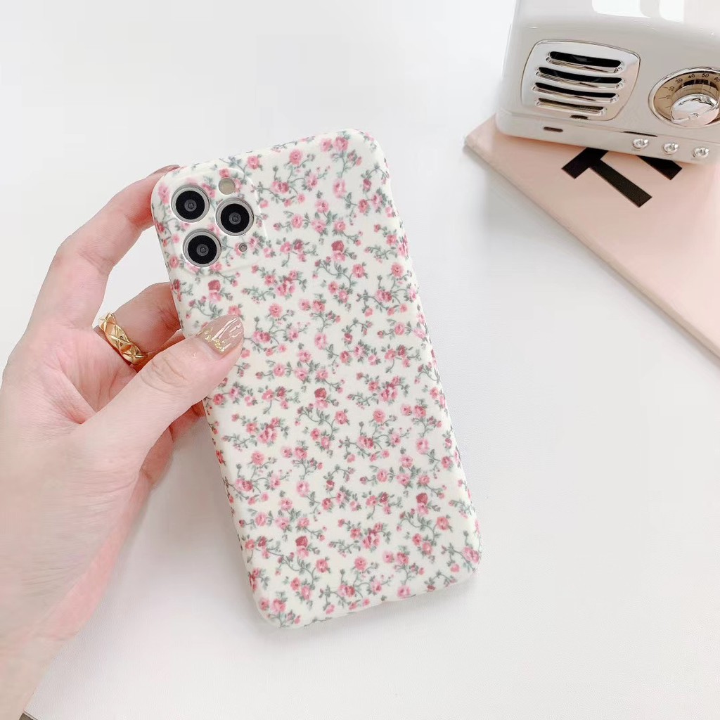 Ốp điện thoại TPU họa tiết hoa dễ thương cho iPhone 11 Pro X Xs Max 7 8 Plus XR 12 PRO MAX 13 pro max