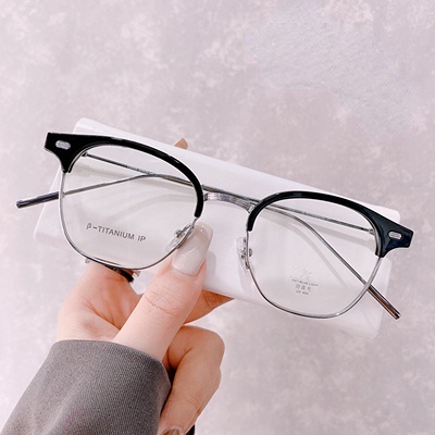 Mắt Kính Gọng Tròn Màu Gradient Siêu Nhẹ Thời Trang Hàn Quốc 2022