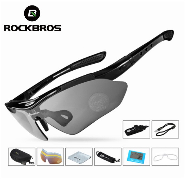 Rockbros Kính Mát Phân Cực 5 Cận Thị Chuyên Dụng Cho Người Đi Xe Đạp