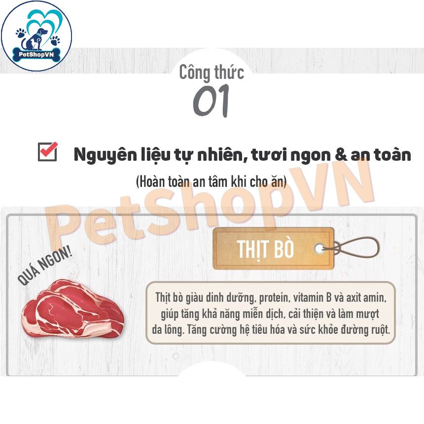 Thịt Cừu / Thịt Bò Que Cho Chó BOWWOW Túi 90G / 500G