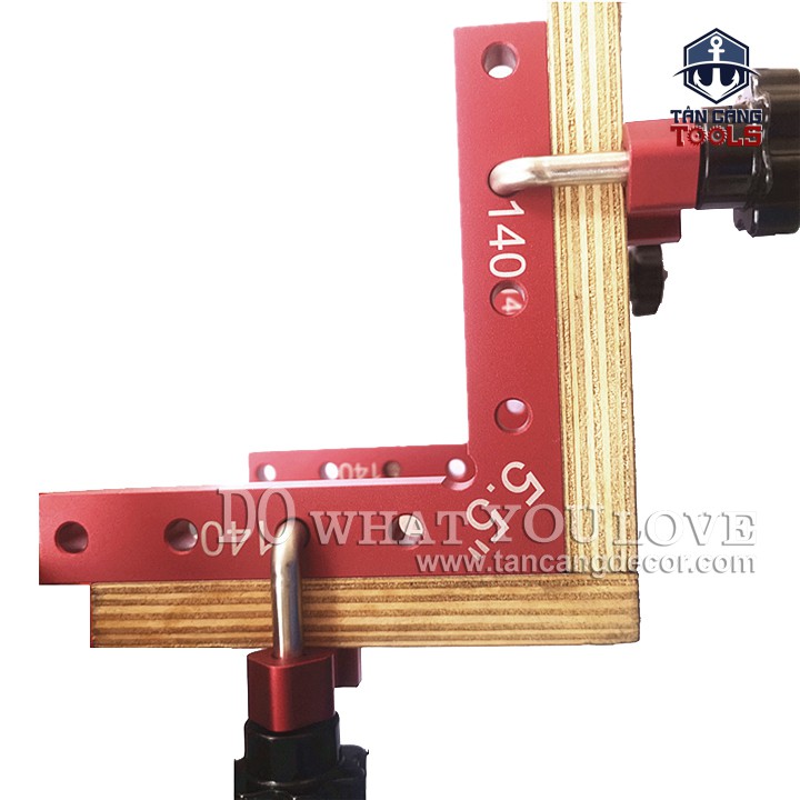 Bộ Kẹp Góc Vuông 160 x 160 mm Nhôm Đúc