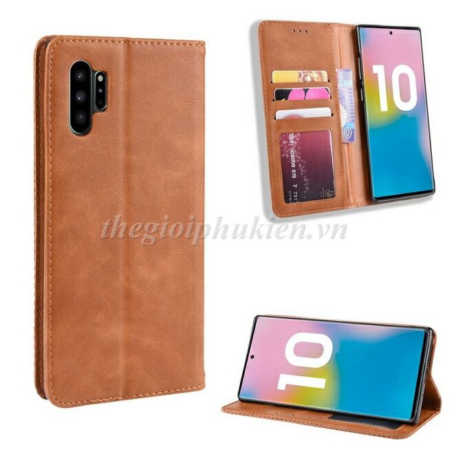 Bao da Samsung Note 10 Plus, Samsung Note 10 Lite, Samsung Note 10 dạng ví có ngăn đựng thẻ | BigBuy360 - bigbuy360.vn