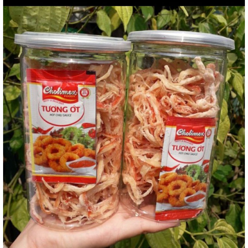 🐙 200GR MỰC XÉ SỢI HẤP NƯỚC DỪA 🐙