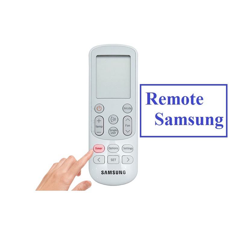 Điều khiển điều hòa Samsung 2 Chiều - Remote Máy Lạnh samsung Tròn Hai Đầu Bảo Hành Đổi Mới Tặng Kèm Pin