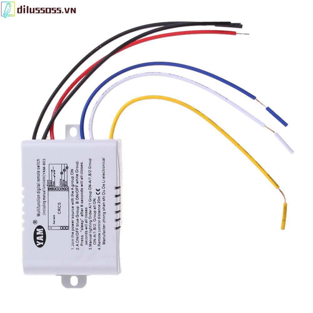 Bộ Truyền Tín Hiệu Điều Khiển Đèn Từ Xa Không Dây 220v