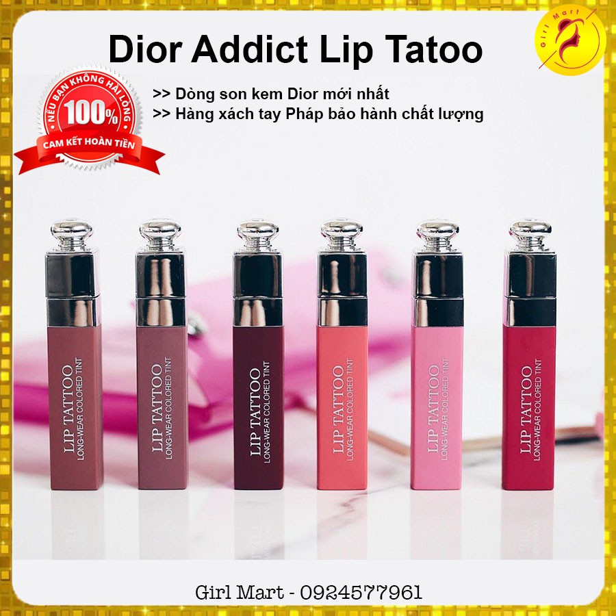 Dior Addict Lip Tattoo chính hãng mới nhất đáng mua nhất mọi thời đại - không có vỏ hộp