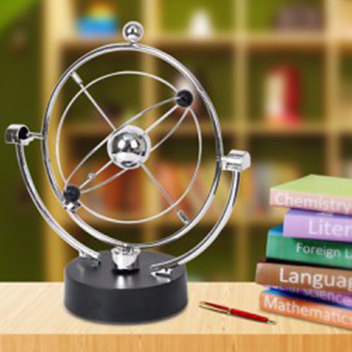 Con lắc newton thế hệ 3- Mô hình trang trí hệ mặt trời chuyển động