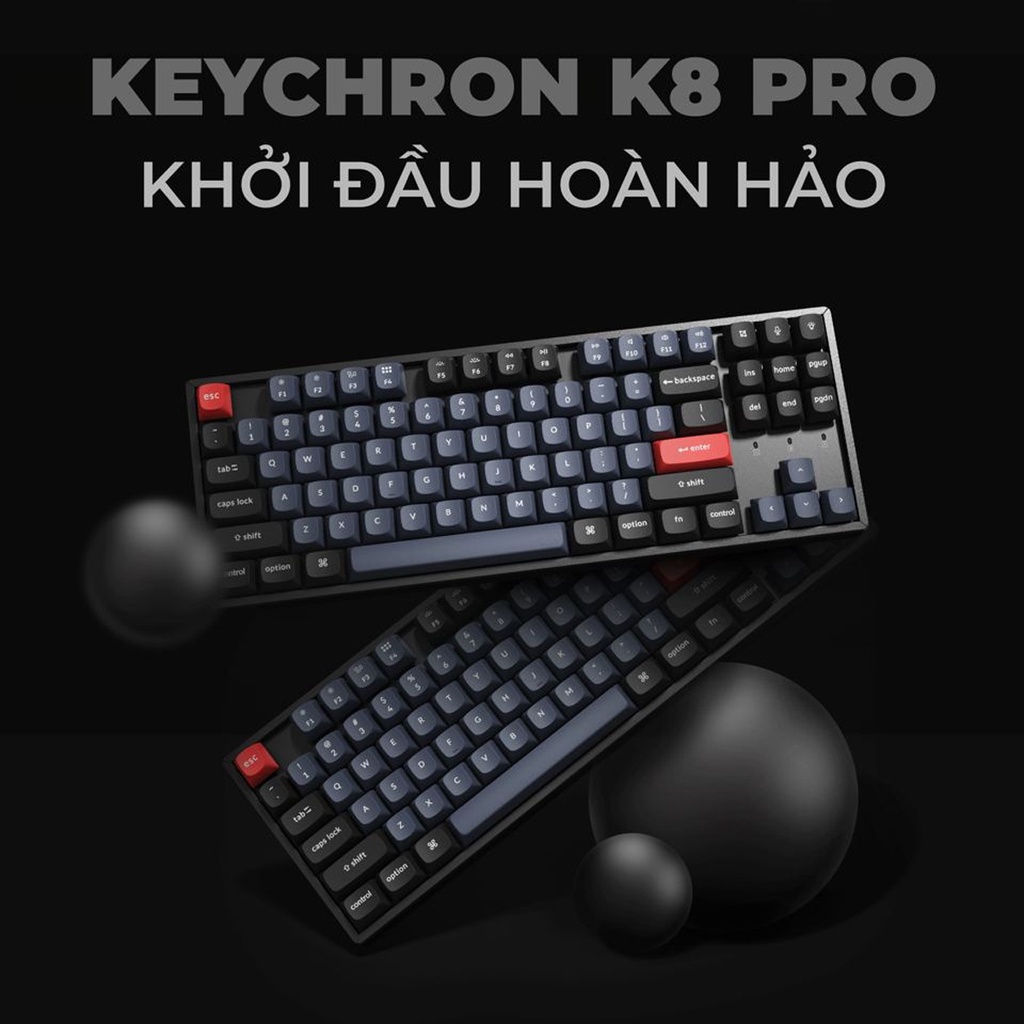 KIT BÀN PHÍM KEYCHRON K8 PRO . BAREBONE . HOT.SWAP
