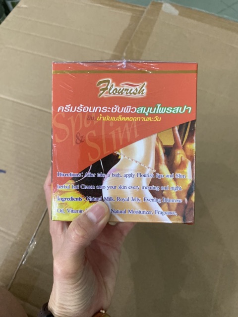 Kem Tan Mỡ Bụng Gừng Ớt Flourish Thái Lan