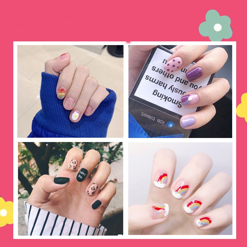 Nail wrap dán móng dễ thương ( tặng dũa ) | BigBuy360 - bigbuy360.vn