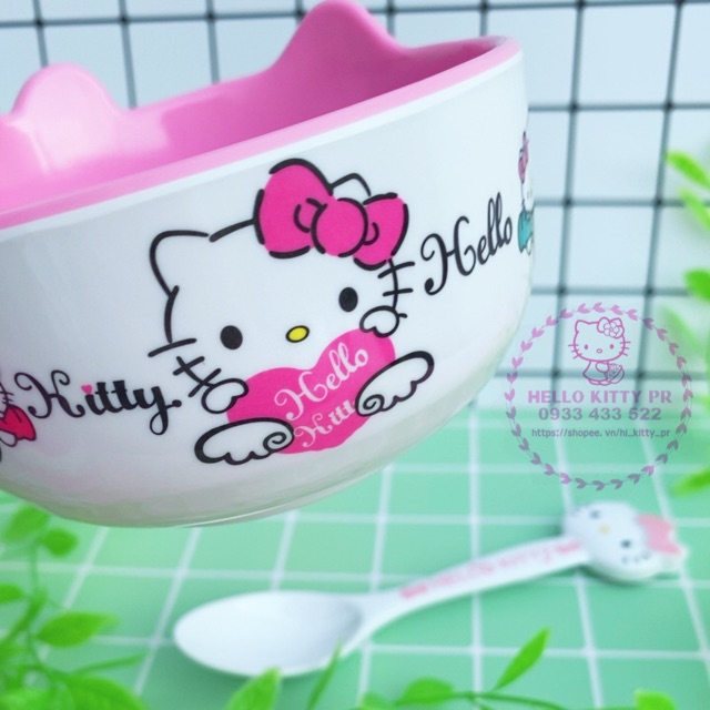 Chén 3D Hello Kitty có 2 kích thước