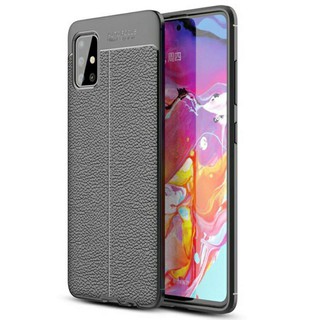 Ốp lưng silicon Samsung Galaxy A51/A71 giả da chống sốc Auto Focus