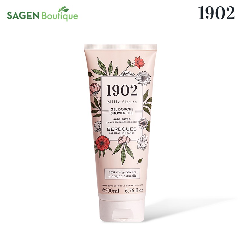 [Mã FMCGM50 - 8% đơn 250K] Sữa Tắm Berdoues 1902- Mille Fleurs 200Ml