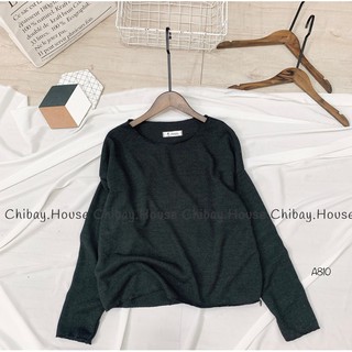 Áo len trơn basic ( hình thật, đổi trả nếu không giống hình)
