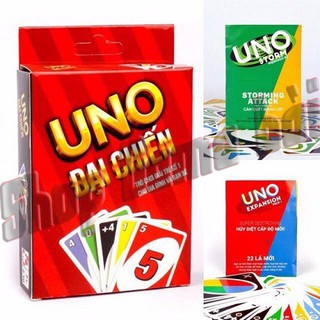 10% GIẢM Combo Uno + 2 bản mở rộng + 2 bộ bọc bài
