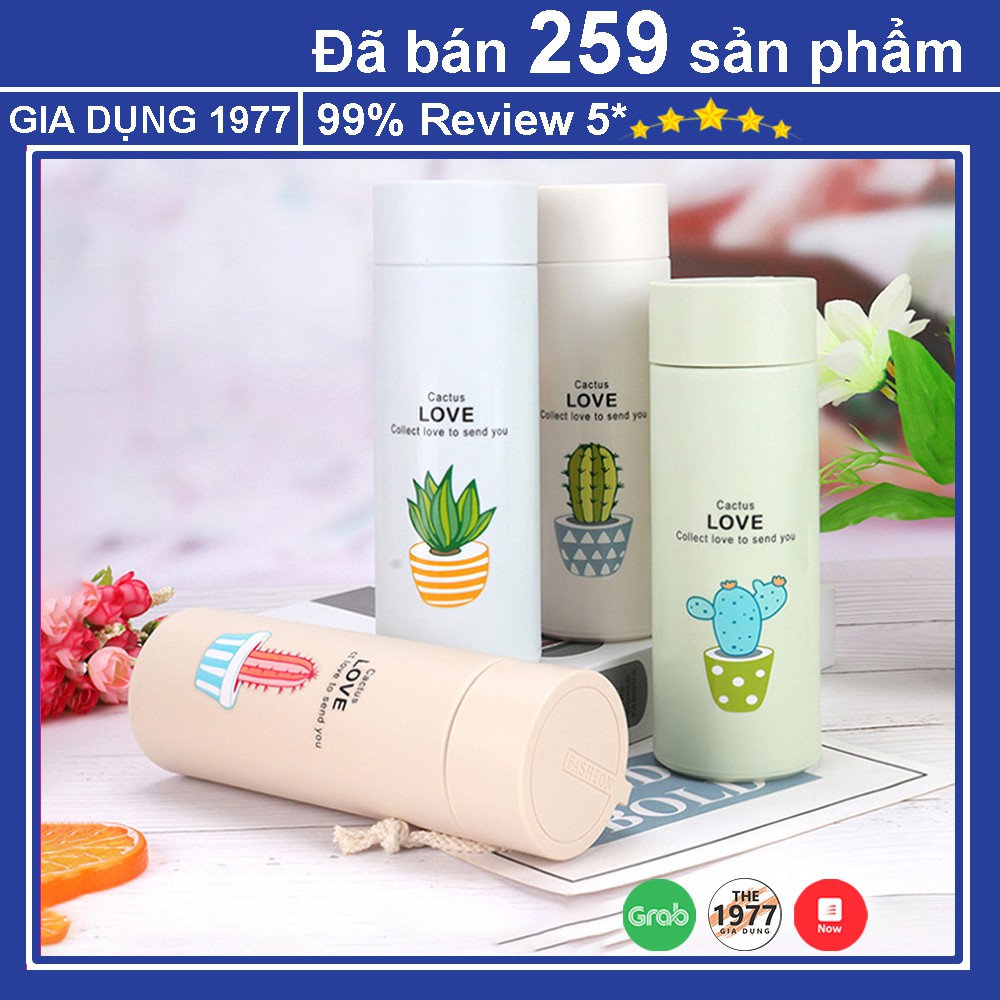 Bình Nước Thủy Tinh Giữ Nhiệt Vỏ Ngoài Chống Nóng, Bình Nước Thủy Tinh 450ml Siêu Bền Đẹp