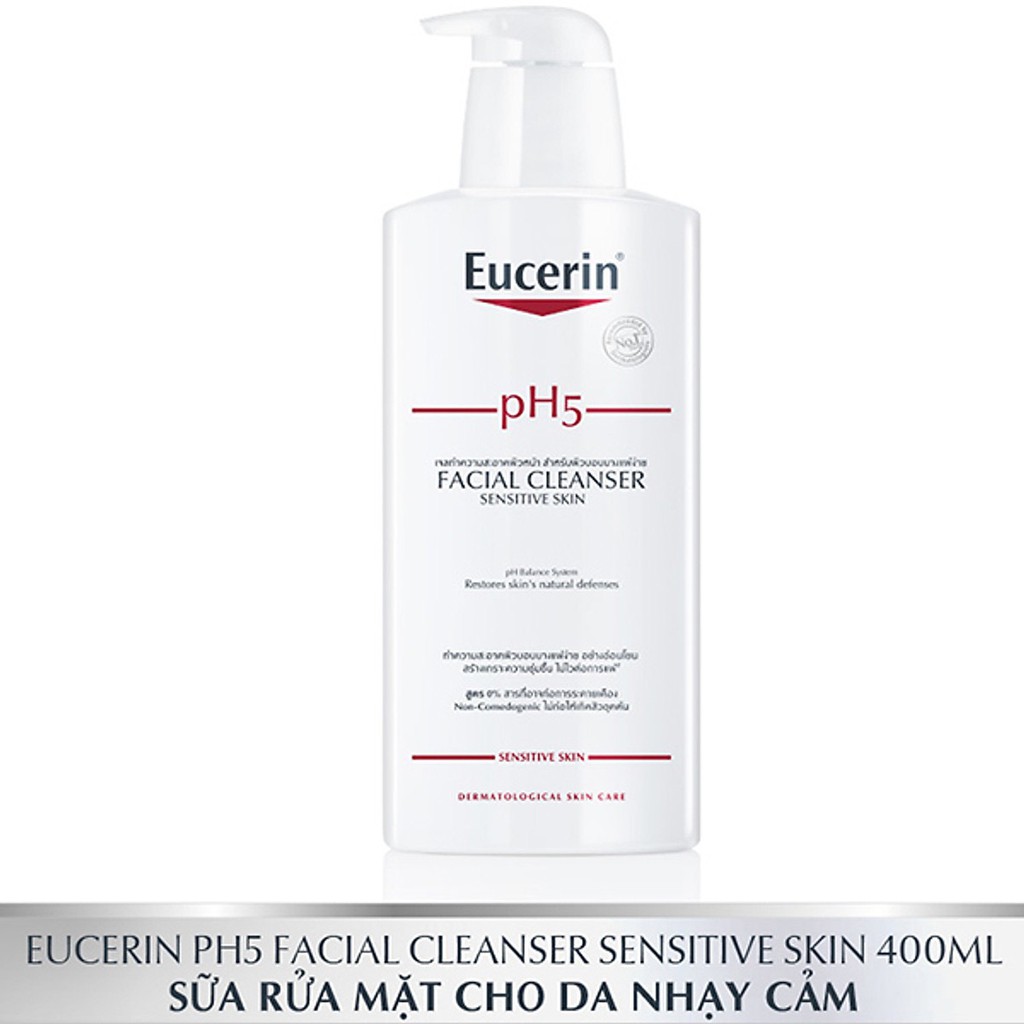 Eucerin Sữa Rửa Mặt Eucerin PH5 Facial Cleanser Da Nhạy Cảm