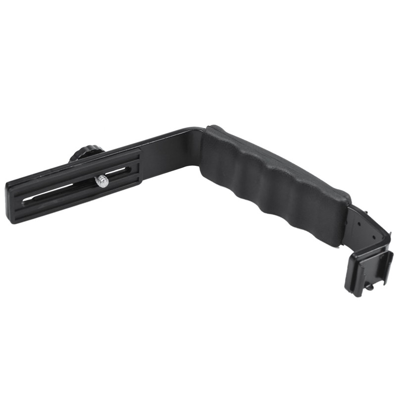 Tay cầm camera quay video chữ L có 2 rãnh trượt | BigBuy360 - bigbuy360.vn