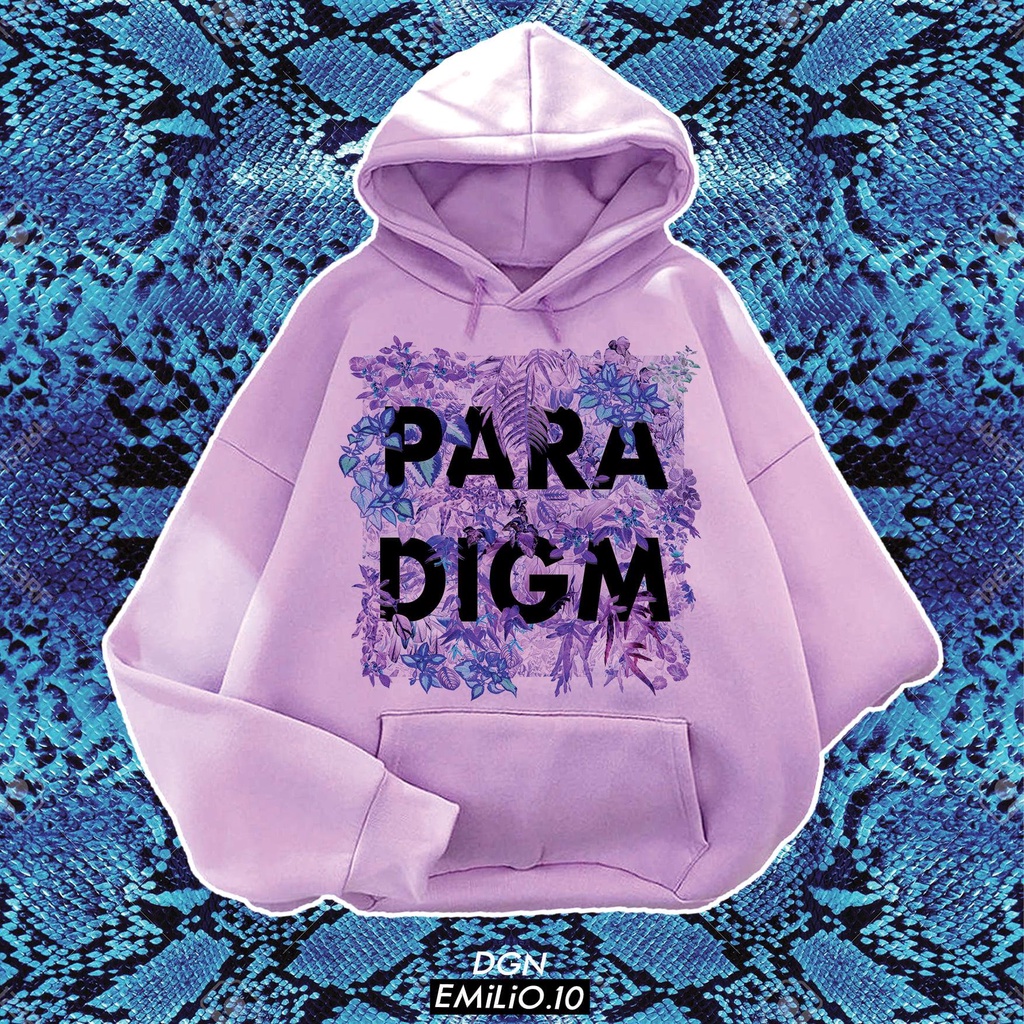 hoodie tím nỉ bông EMILIO.10