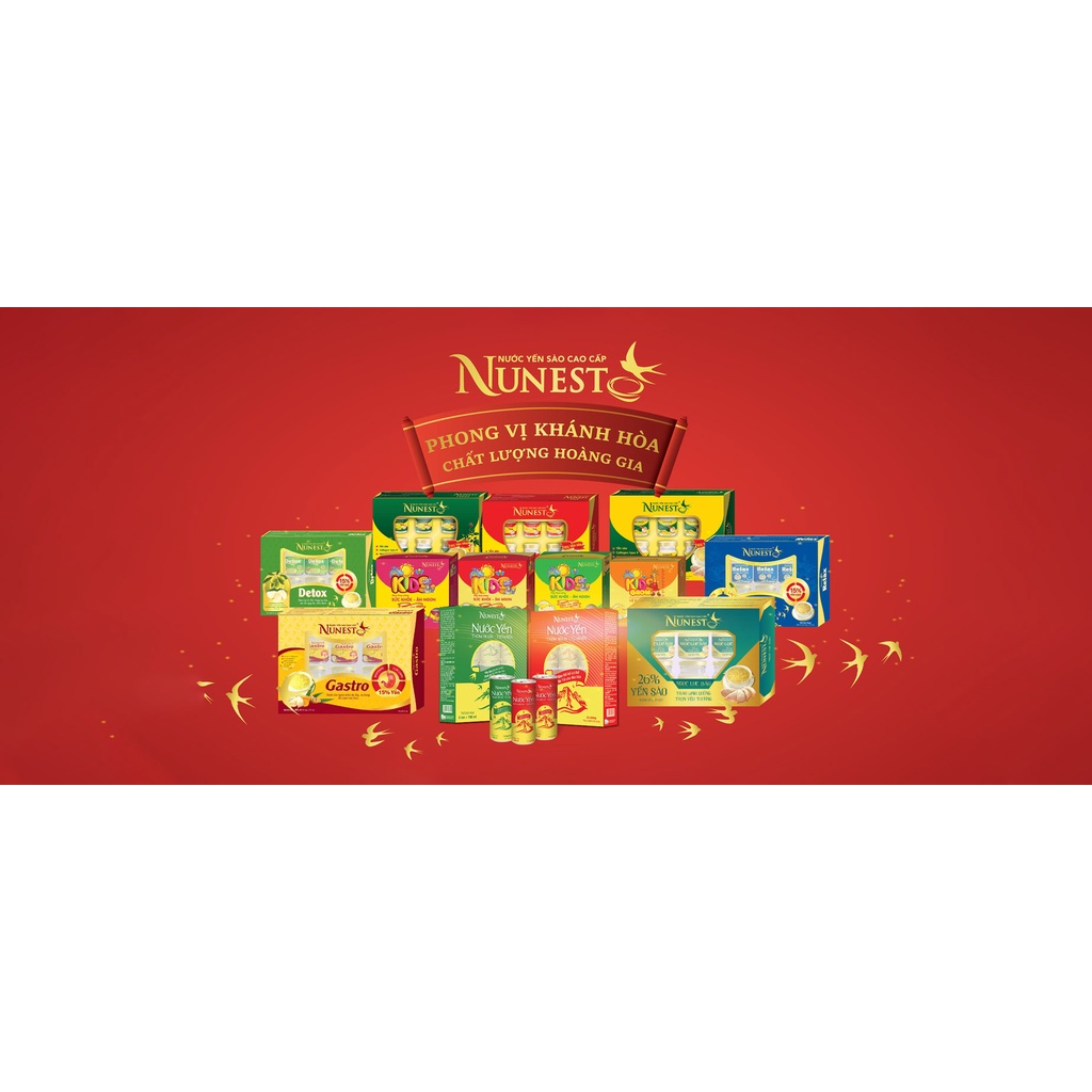 Hộp nước yến NUNEST RELAX (6 lọ x 70ml)