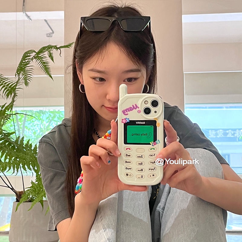Ốp Điện Thoại Mềm Hình Điện Thoại nokia 3D Cho iPhone 14 13 12 11 Pro Max XR X XSMAX