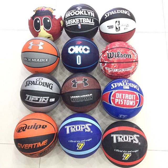Bóng rổ số 7 tặng kèm túi lưới và kim bơm bóng